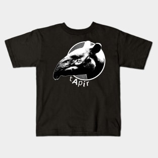 Punk Rock Tapir Kids T-Shirt